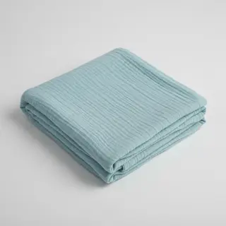 Dupla géz/muszlin teal ORGANIC