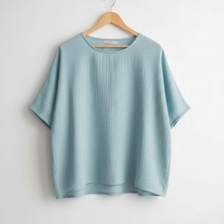 Dupla géz/muszlin teal ORGANIC