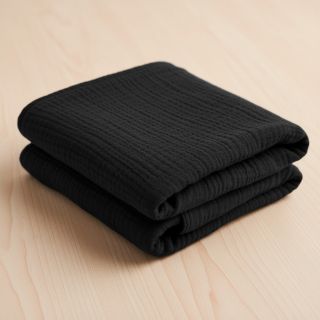 Dupla géz/muszlin black