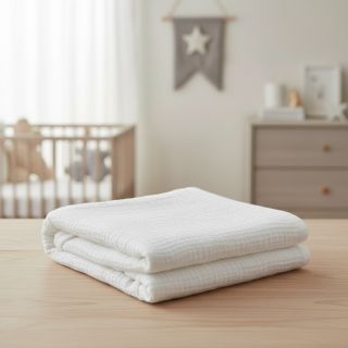 Dupla géz/muszlin white