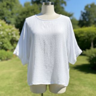 Dupla géz/muszlin white