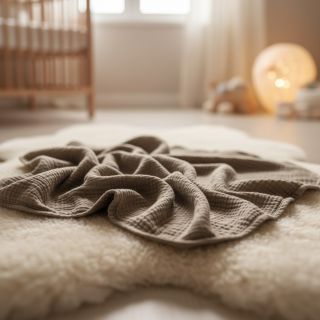 Dupla géz/muszlin sand