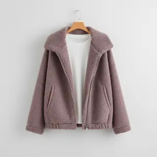 Fleece TEDDY DOUBLE SIDED blush