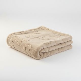 Fleece Paw prints beige
