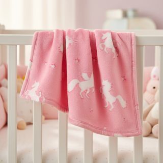 Wellness Fleece Glow in the dark Unicorns design C