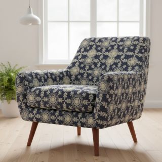 Pamutvászon JEANS EMBROIDERY Niva design B