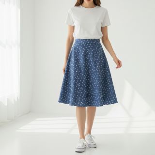 Pamutvászon JEANS Hearts