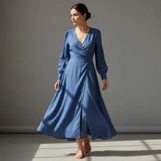 JEANS Denim TENCEL LYOCELL blue
