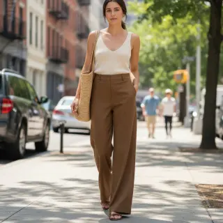 JEANS Denim camel
