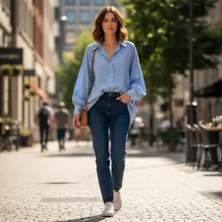 JEANS TENCEL light blue