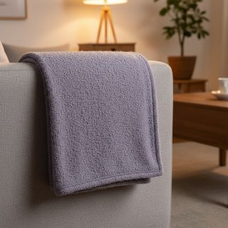 Pulóver anyag Paris bouclé lilac