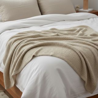 Pulóver anyag Paris bouclé natural