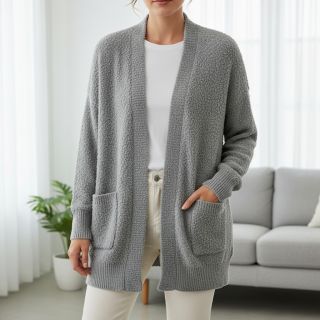 Pulóver anyag Paris bouclé dusty mint