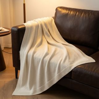 Pulóver anyag BABY KNIT off white