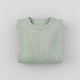 Pulóver anyag BABY KNIT mint