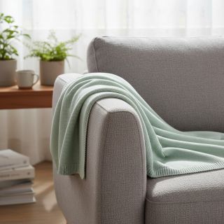 Pulóver anyag BABY KNIT mint