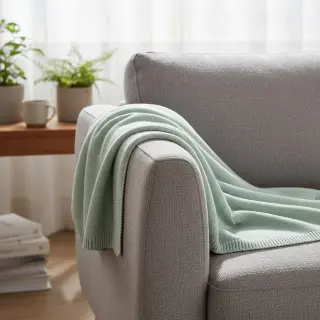 Pulóver anyag BABY KNIT mint