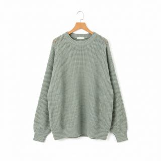 Pulóver anyag BIG KNIT mint