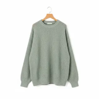 Pulóver anyag BIG KNIT mint