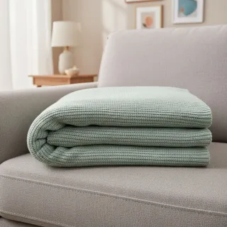 Pulóver anyag BIG KNIT mint