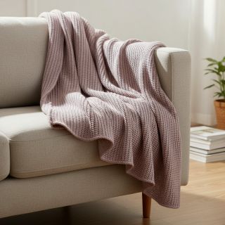 Pulóver anyag BIG KNIT old pink