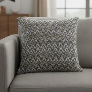 Kötött kelme jacquard Comfilia Zigzag wavy brown