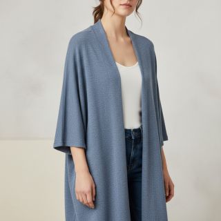 Pulóver anyag BIG KNIT blue