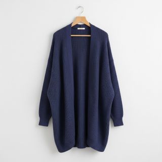 Pulóver anyag BIG KNIT navy