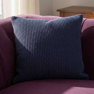 Pulóver anyag BIG KNIT navy