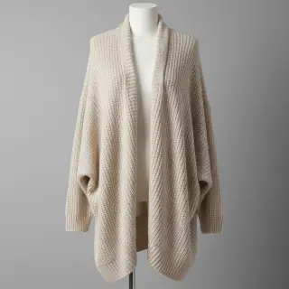 Pulóver anyag BIG KNIT natural