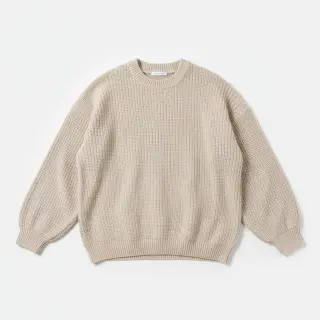 Pulóver anyag BIG KNIT natural