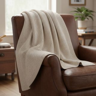 Pulóver anyag BIG KNIT natural