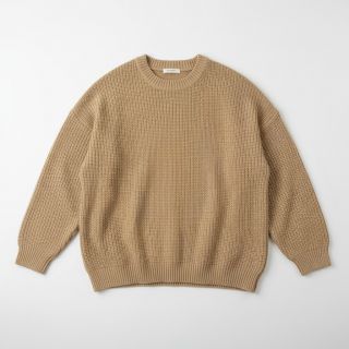 Pulóver anyag BIG KNIT beige