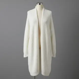 Pulóver anyag BIG KNIT off white