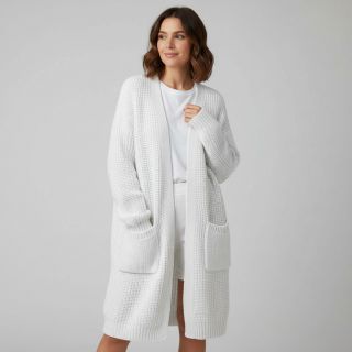 Pulóver anyag BIG KNIT white