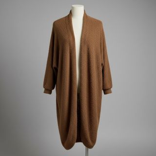 Pulóver anyag Paris bouclé brown