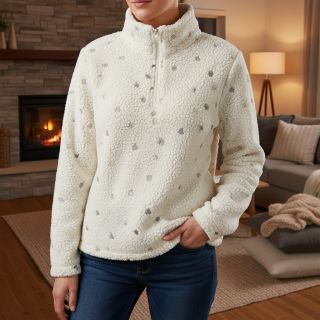 Kabát anyag TEDDY Tossed hearts silver