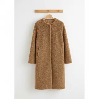 Kabát anyag TEDDY camel