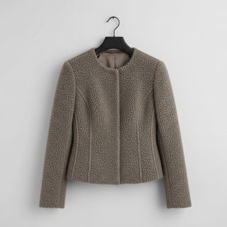 Kabát anyag TEDDY taupe