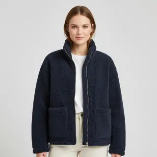 Kabát anyag TEDDY navy