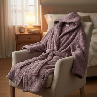 Kabát anyag TEDDY Hearts in hearts mauve