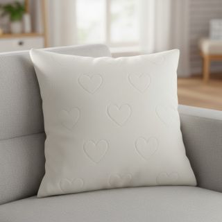 Nicky plüss TEDDY Hearts off white