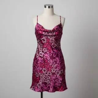 Szatén ROYAL MICRO Abstarct bordeaux