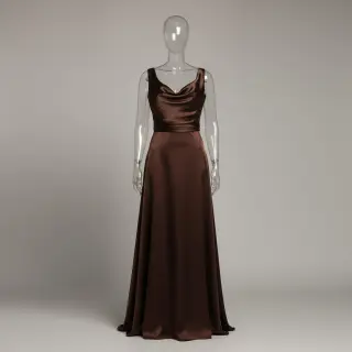 Szatén SOIVÉ dark brown