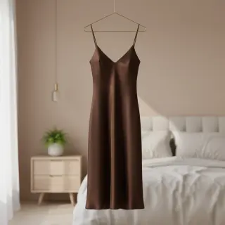 Szatén SOIVÉ dark brown