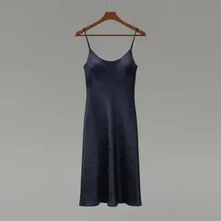 Szatén DION navy