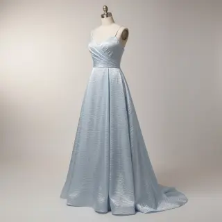 Szatén DION light blue