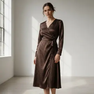 Szatén DION dark brown