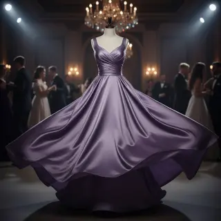 Szatén SOIVÉ lilac