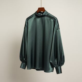 Szatén SOIVÉ forest green